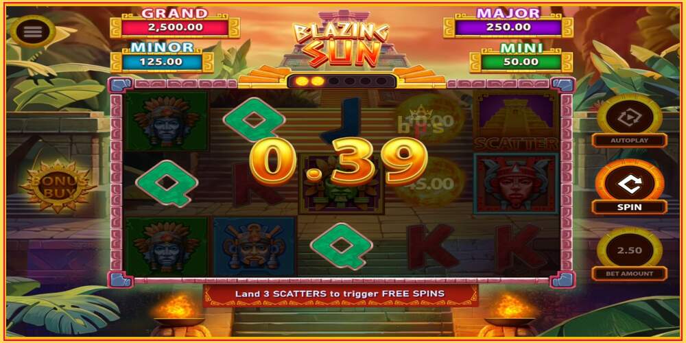 Игровой слот Blazing Sun