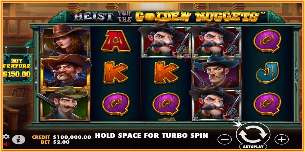 Игровой слот Heist for the Golden Nuggets