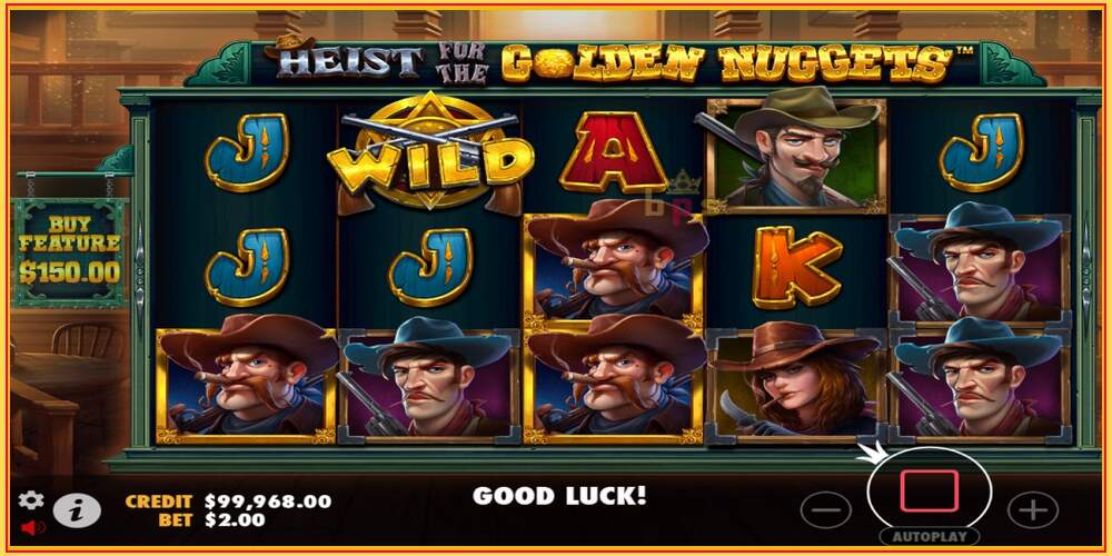 Игровой слот Heist for the Golden Nuggets