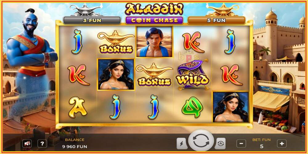 Игровой слот Aladdin Coin Chase