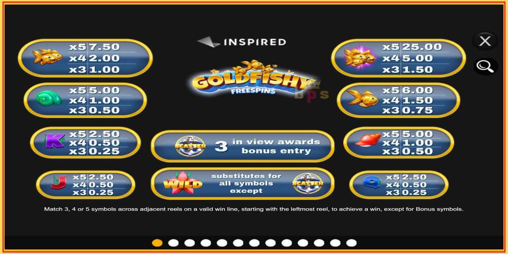 Игровой слот Gold Fishy Free Spins