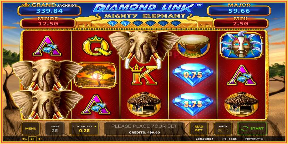 Игровой слот Diamond Link: Mighty Elephant