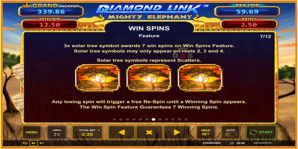 Игровой слот Diamond Link: Mighty Elephant