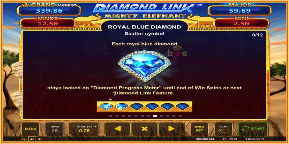 Игровой слот Diamond Link: Mighty Elephant