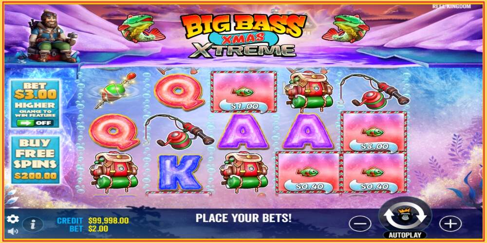 Игровой слот Big Bass Xmas Xtreme