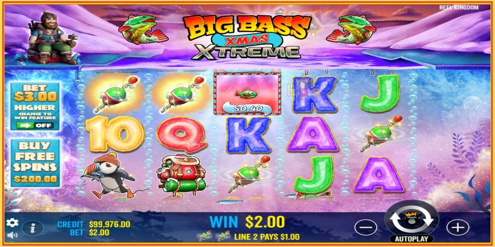 Игровой слот Big Bass Xmas Xtreme