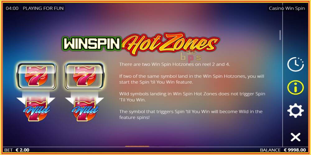 Gniazdo do gry Casino Win Spin