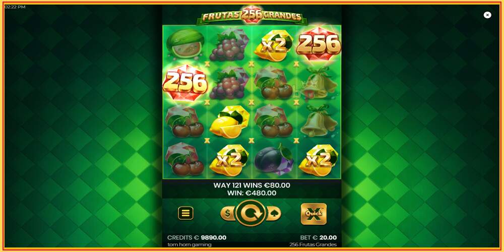 Spelslot 256 Frutas Grandes