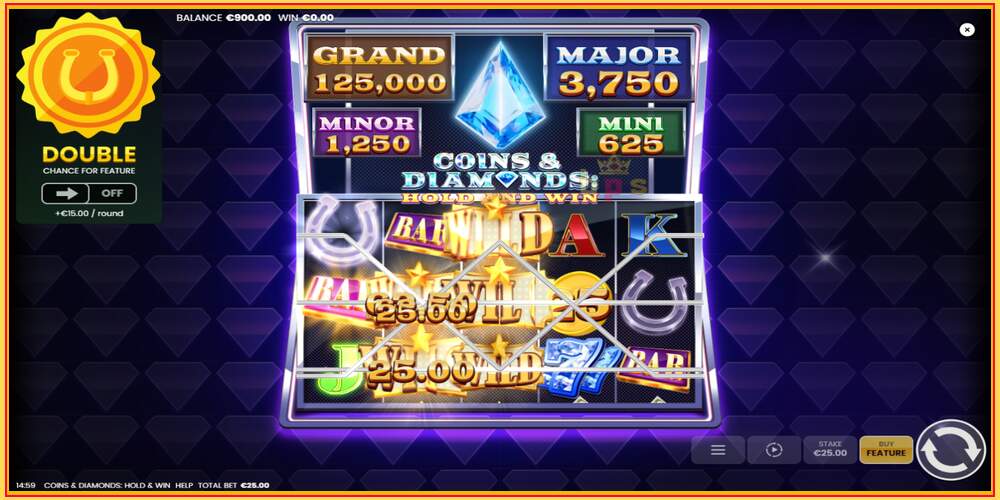 Игровой слот Coins & Diamonds: Hold and Win