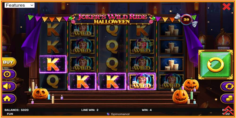 Игровой слот Jokers Wild Ride Halloween