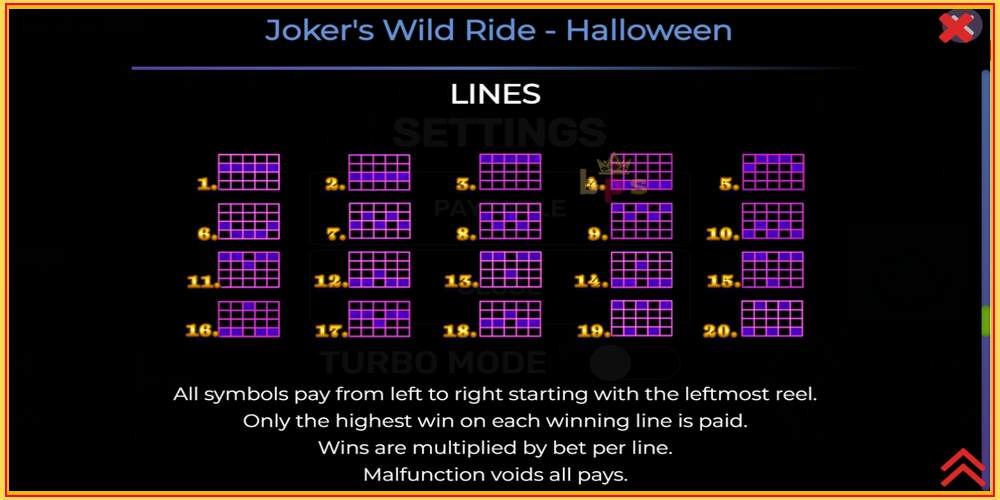 Игровой слот Jokers Wild Ride Halloween