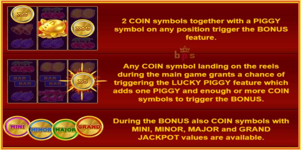 משבצת משחק Lucky Piggies 2 Hold & Win