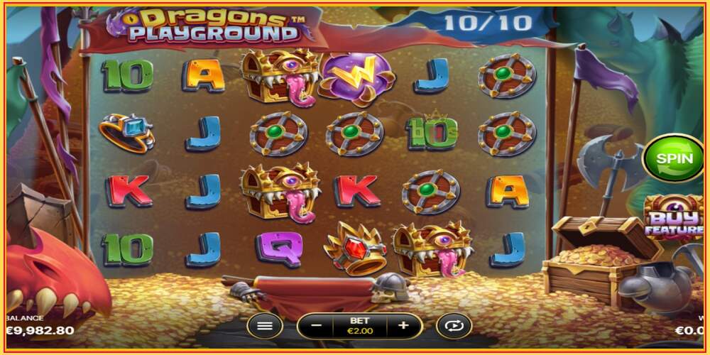 Slot permainan Dragons Playground