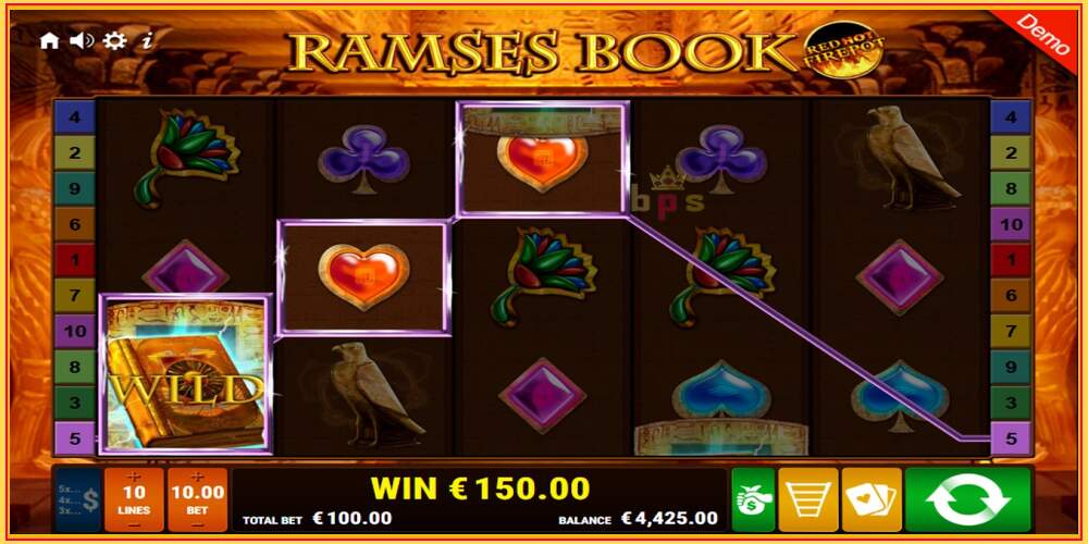 Игровой слот Ramses Book Red Hot Firepot