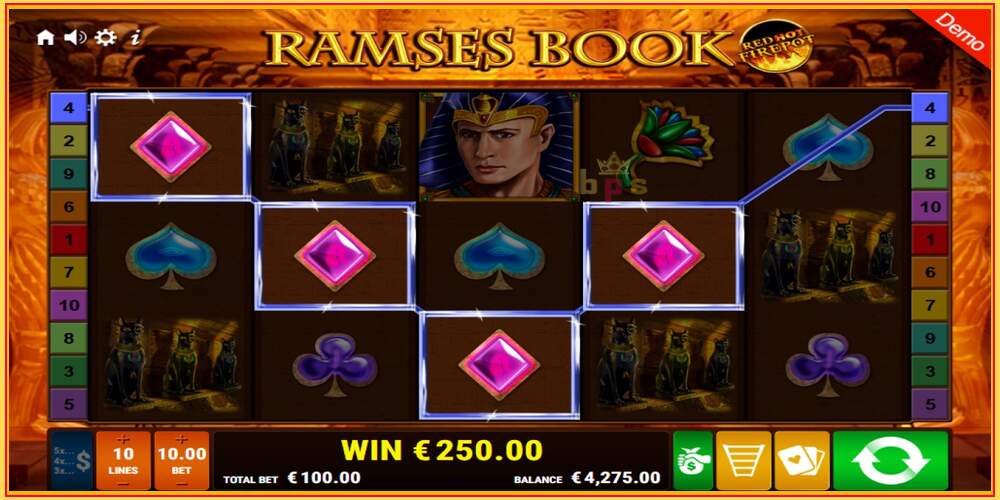 Игровой слот Ramses Book Red Hot Firepot