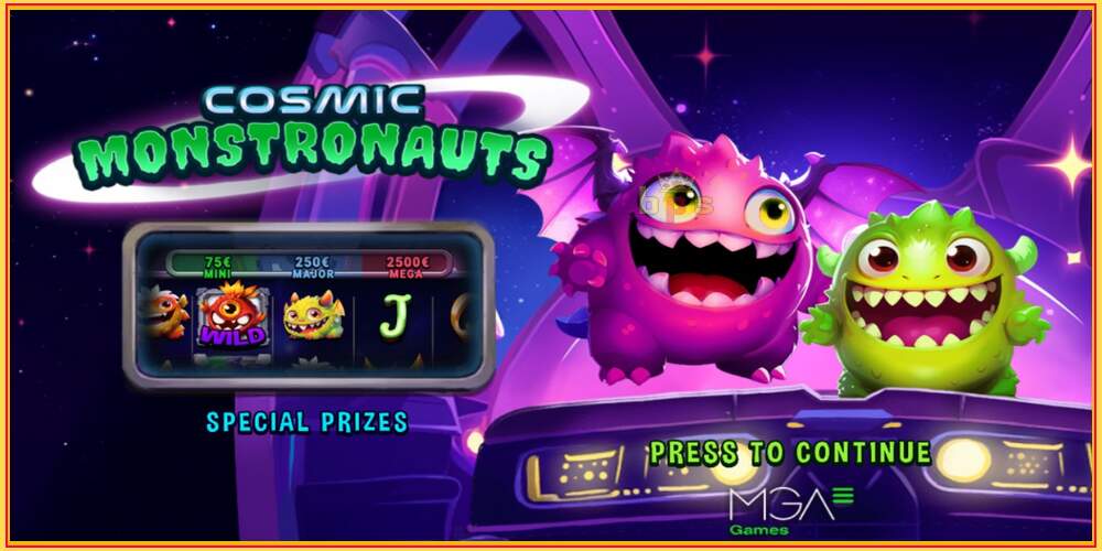 Игровой слот Cosmic Monstronauts