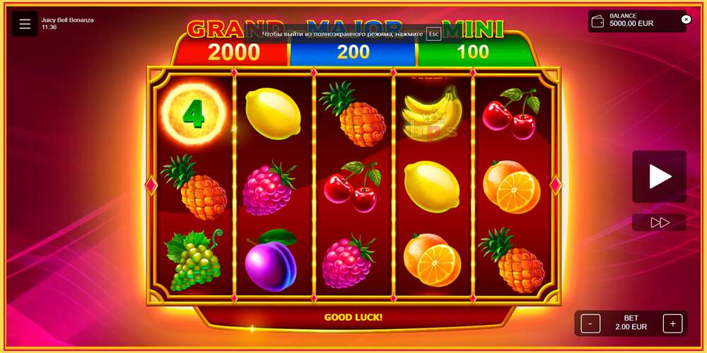 Игровой слот Juicy Bell Bonanza