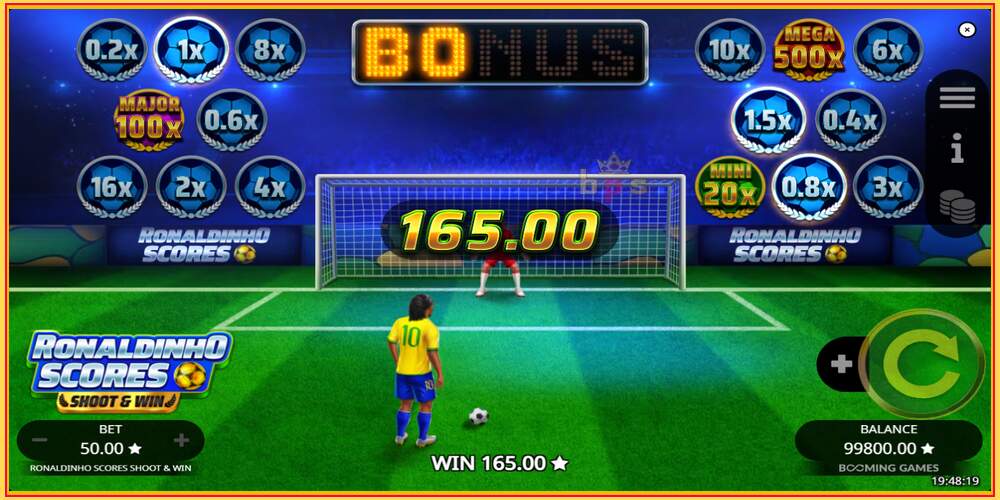 Игровой слот Ronaldinho Scores Shoot & Win