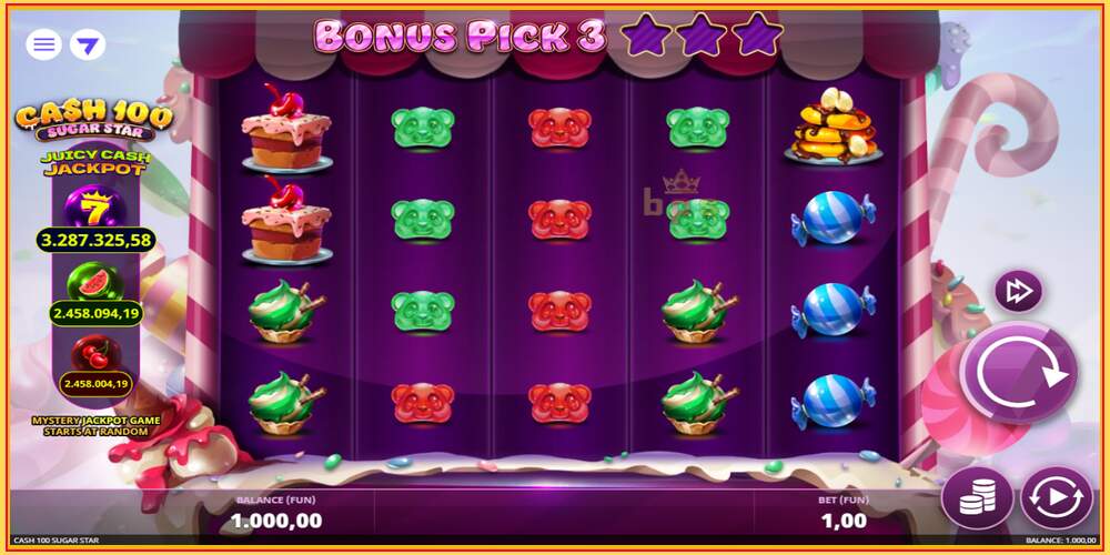 Игровой слот Cash 100 Sugar Star