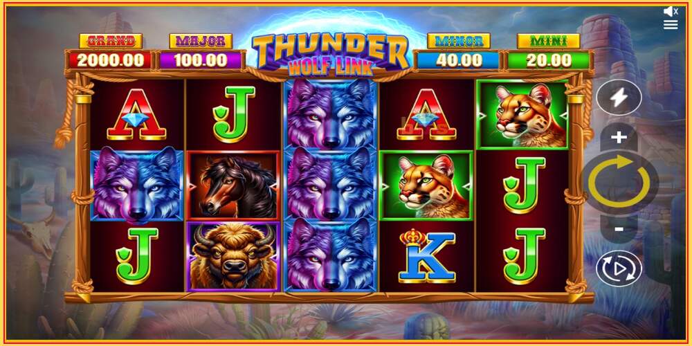 Игровой слот Thunder Wolf Link