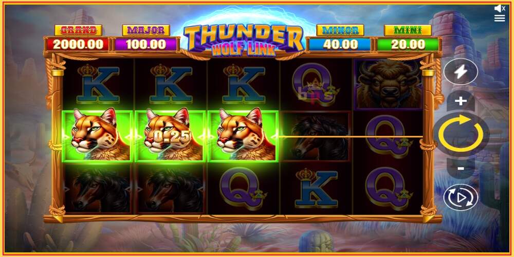 Игровой слот Thunder Wolf Link