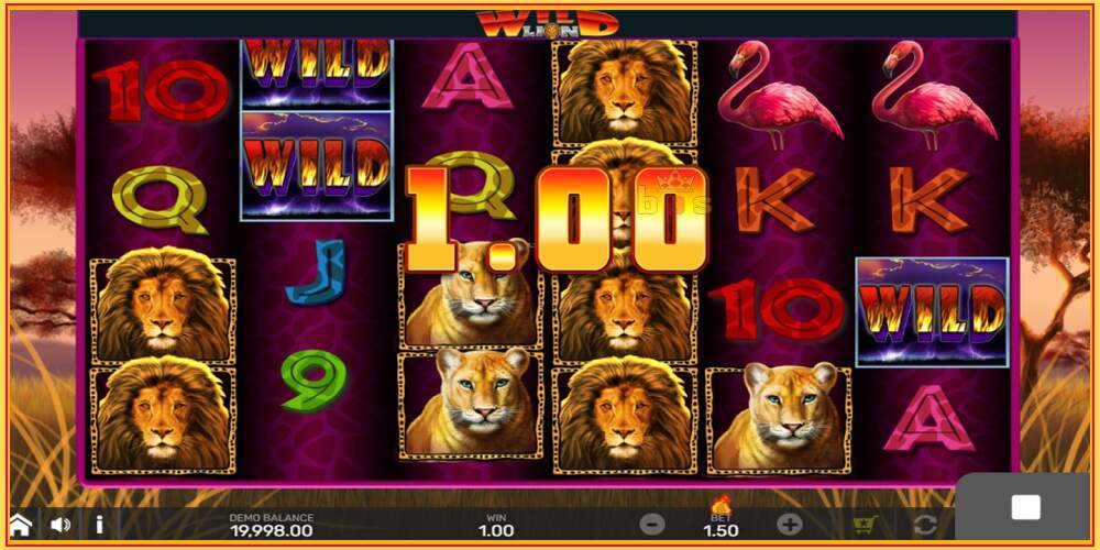 Игровой слот Wild Lion with Reel Bingo