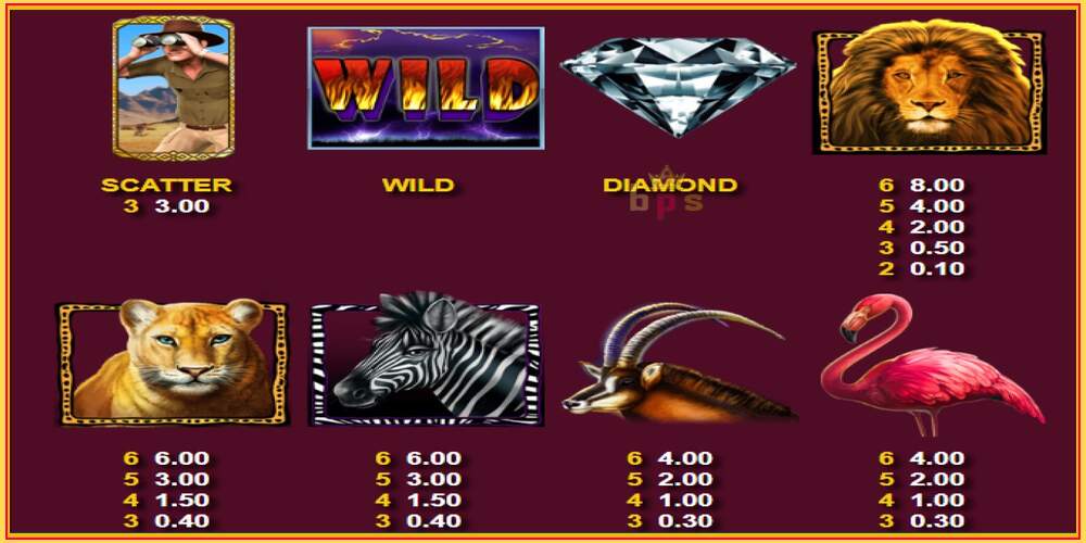 Игровой слот Wild Lion with Reel Bingo