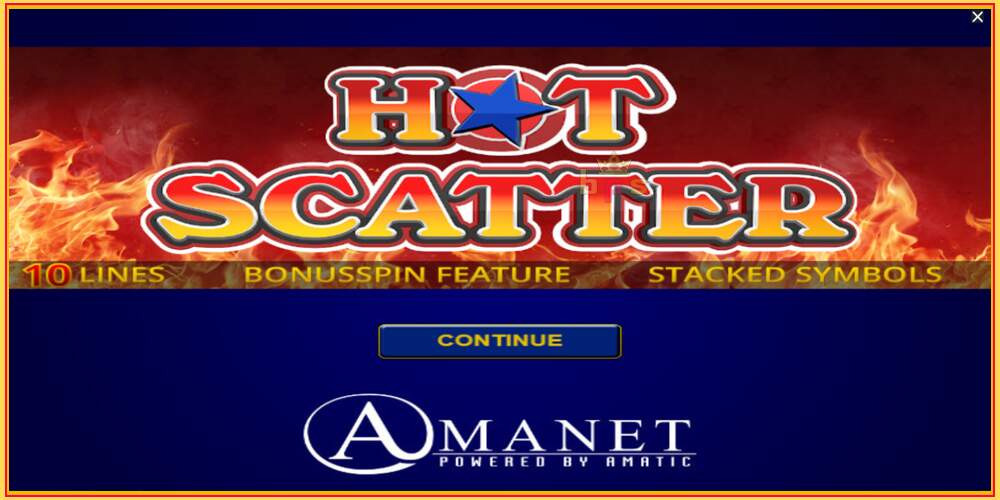 Игровой слот Hot Scatter