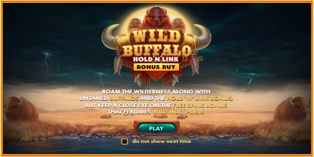 Khe trò chơi Wild Buffalo Hold N Link Bonus Buy