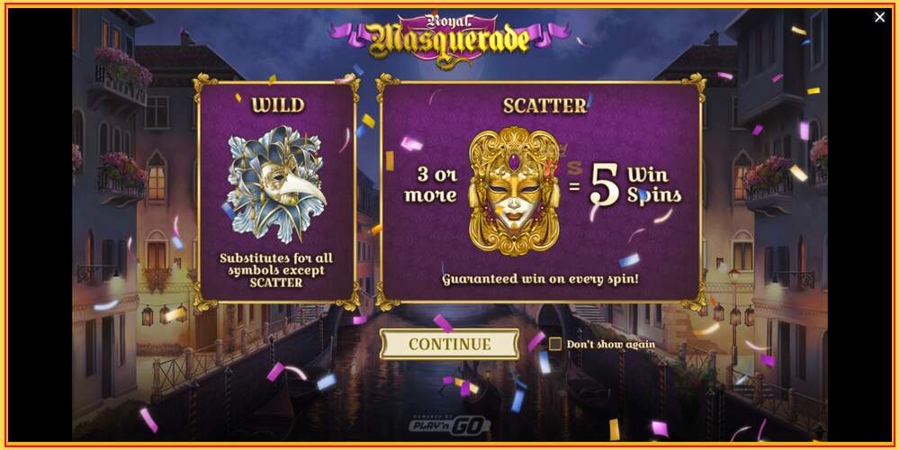 Игровой слот Royal Masquerade