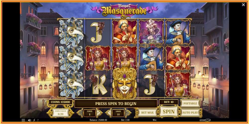 Игровой слот Royal Masquerade