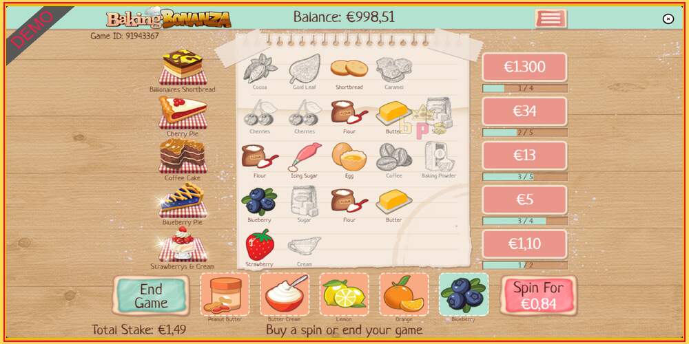 Игровой слот Baking Bonanza