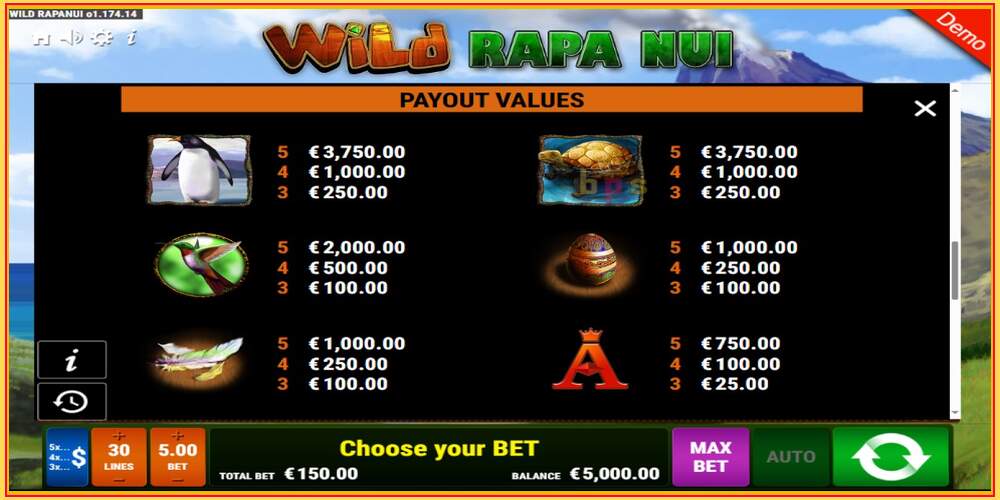 Игровой слот Wild Rapa Nui