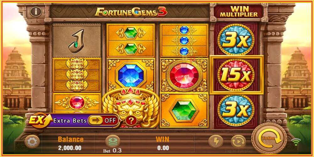 Игровой слот Fortune Gems 3