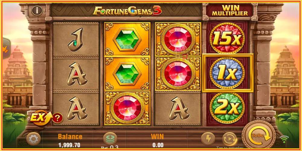 Игровой слот Fortune Gems 3