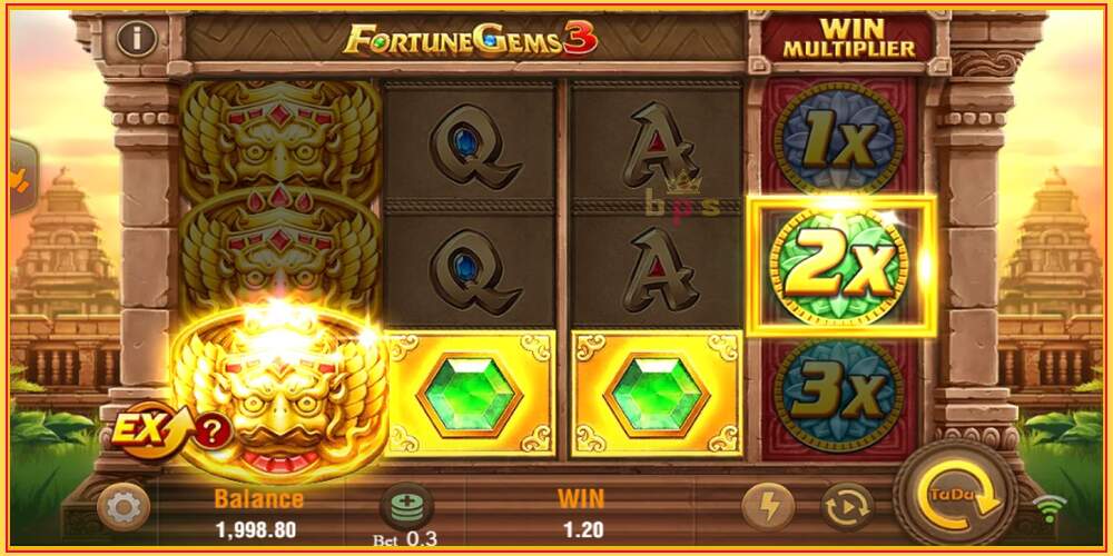 Игровой слот Fortune Gems 3