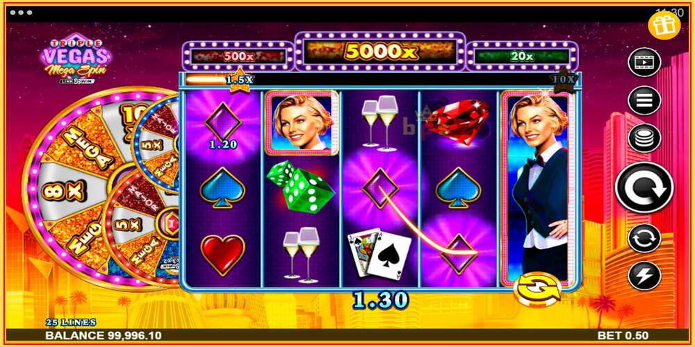 Игровой слот Triple Vegas Mega Spin