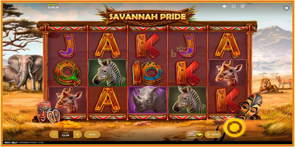 Игровой слот Savannah Pride