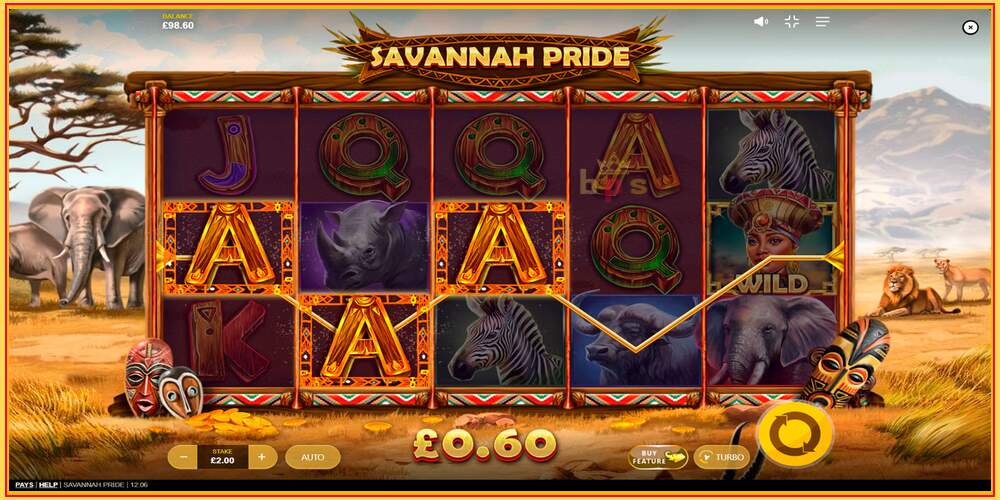 Игровой слот Savannah Pride