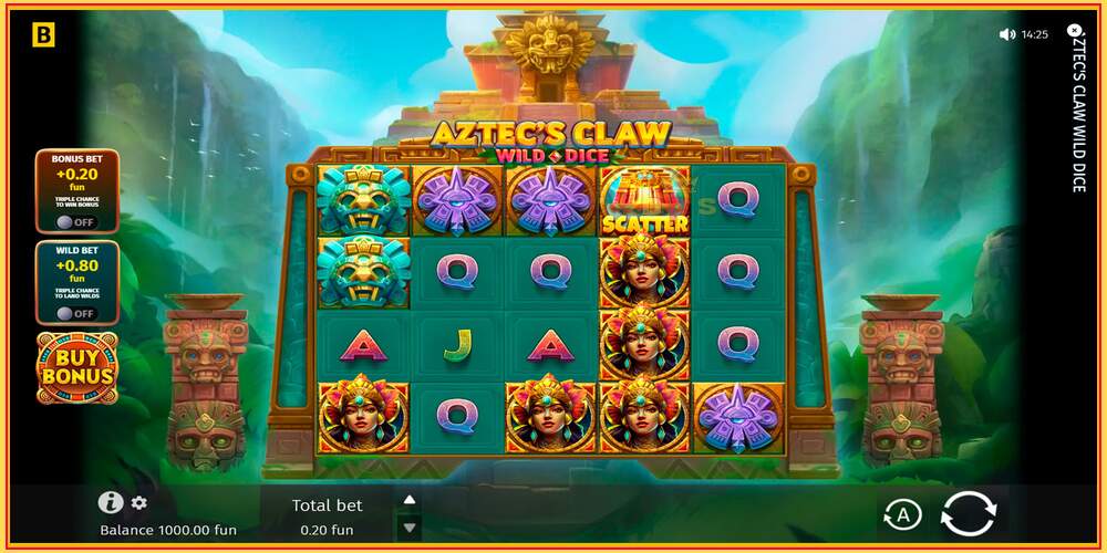 Игровой слот Aztecs Claw Wild Dice