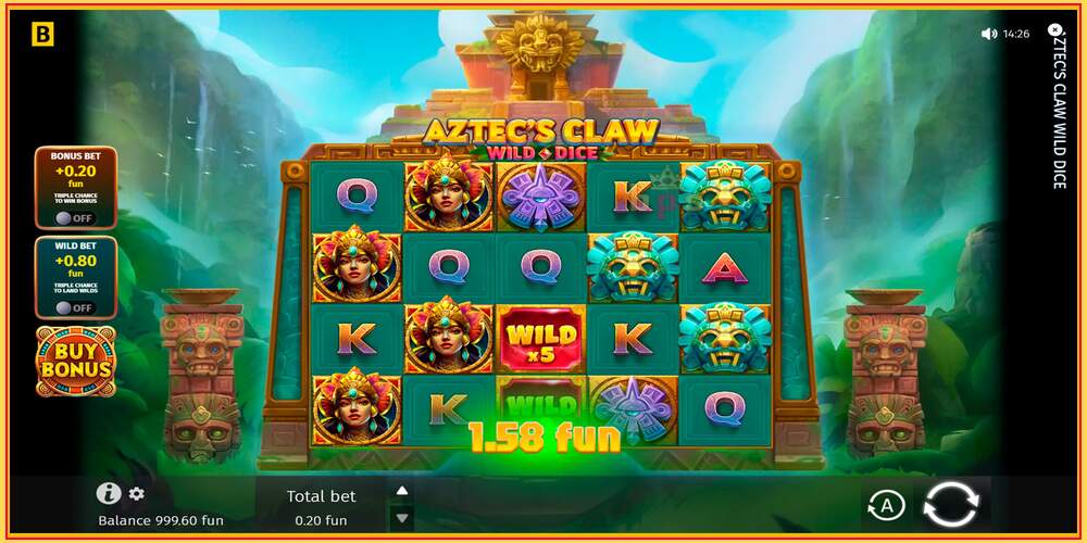 Игровой слот Aztecs Claw Wild Dice