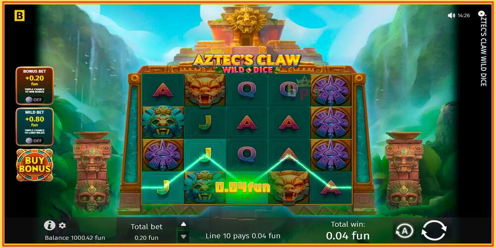 Игровой слот Aztecs Claw Wild Dice