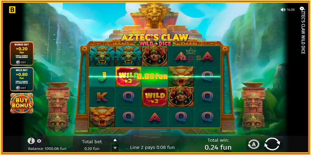 Игровой слот Aztecs Claw Wild Dice