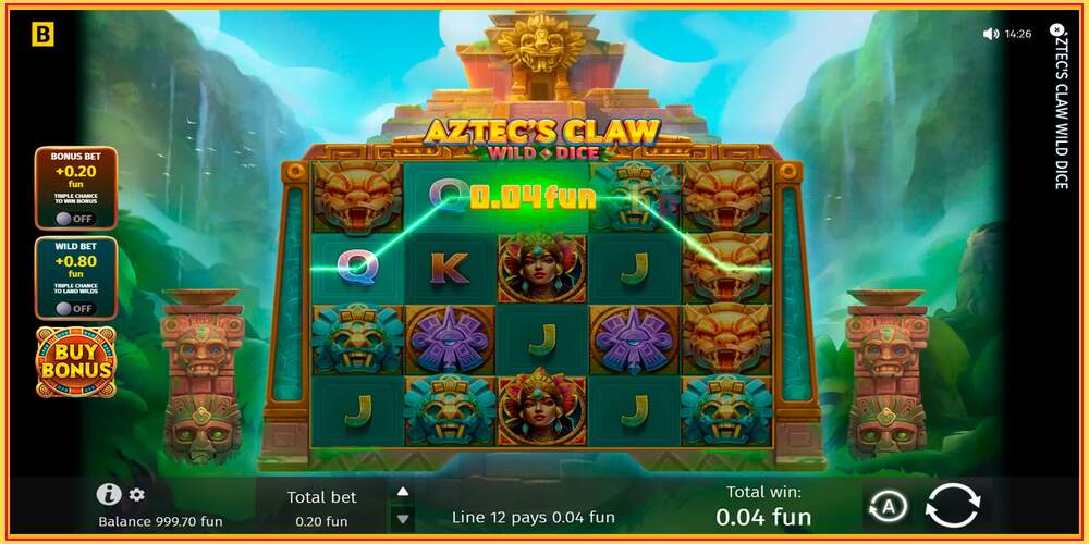 Игровой слот Aztecs Claw Wild Dice