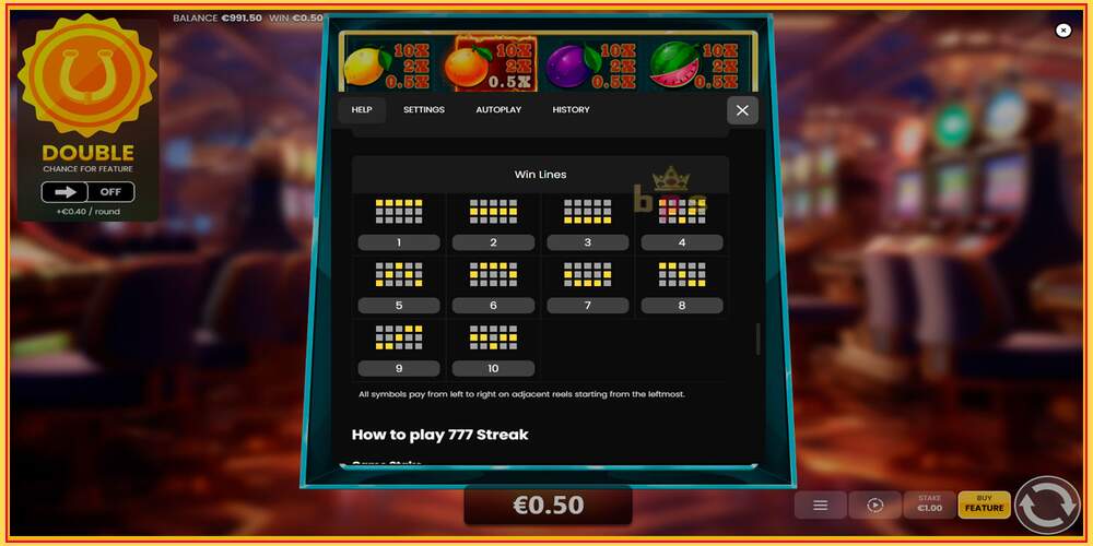 Spelslot 777 Streak