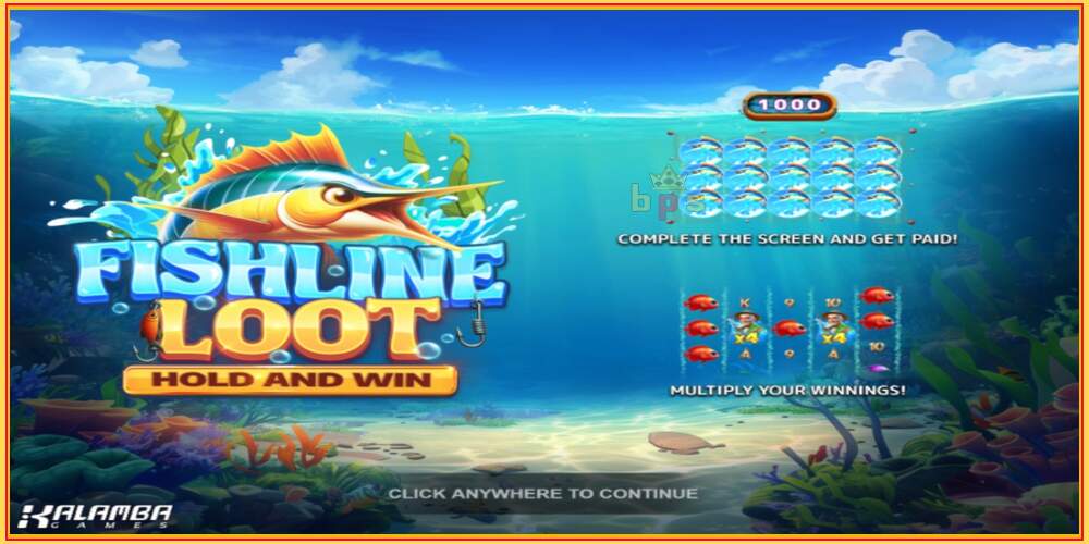 រន្ធហ្គេម Fishline Loot Hold and Win