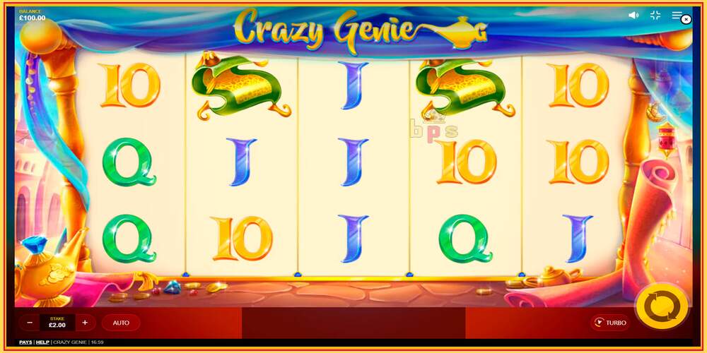 Игровой слот Crazy Genie