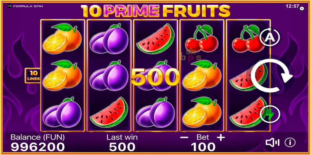 Pelipaikka 10 Prime Fruits