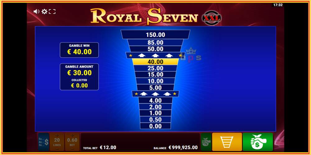 Слот за игра Royal Seven XXL