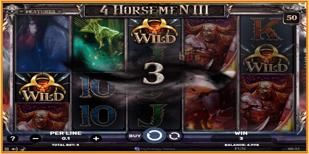 Игровой слот 4 Horsemen III